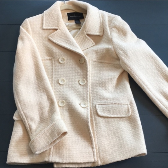 Moda International Jackets & Blazers - Cream peacoat (M)
